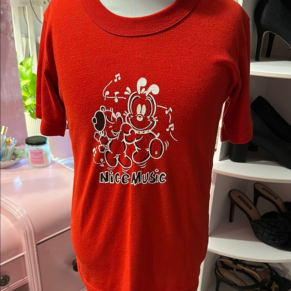 Red Kids Music Graphic T-Shirt